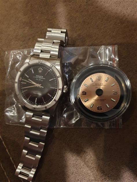 omega rolex swap dials